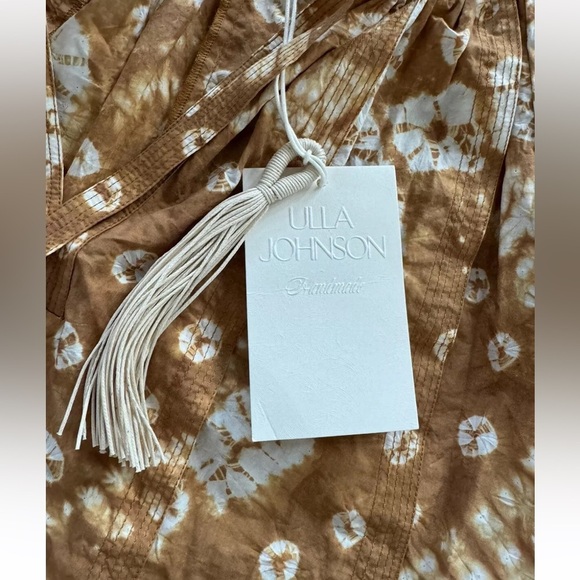NWT Ulla Johnson Finn Top ochre Shibori size 6 - Picture 7 of 10